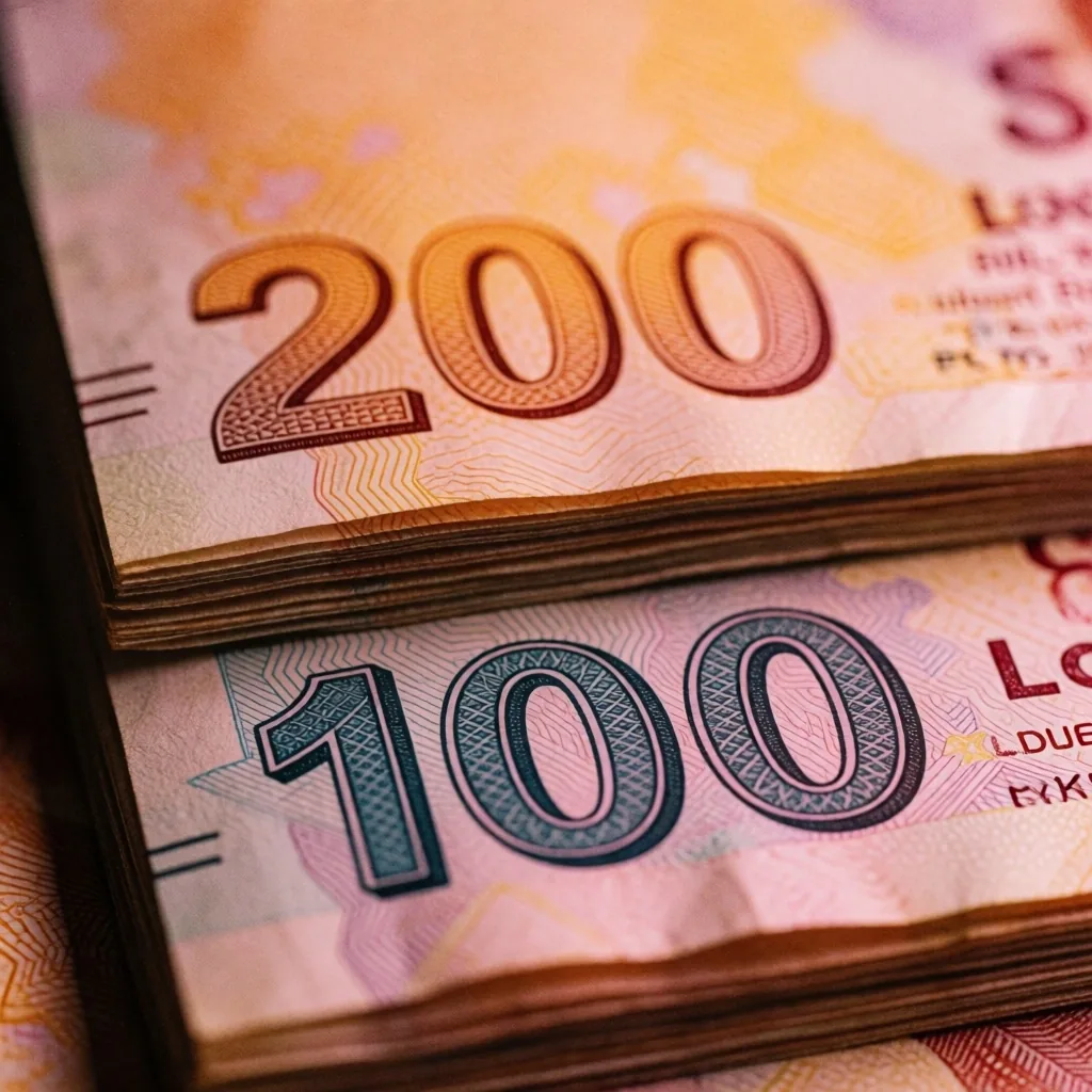 Türk Lirası banknot detayı